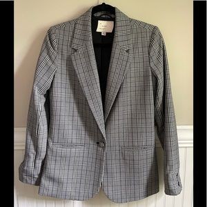 A New Day Plaid Blazer - size 6 - worn once